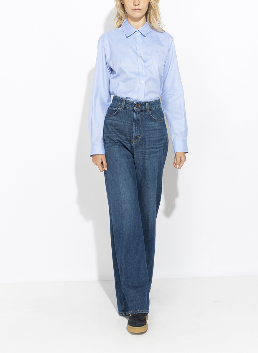 Деним 'Wide-leg' Weekend Max Mara Wkdsport