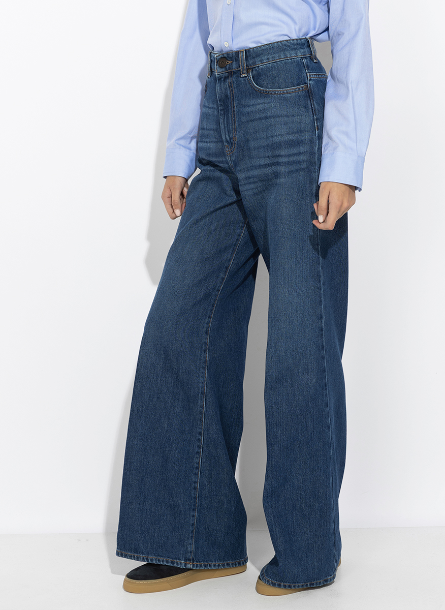 Деним 'Wide-leg' Weekend Max Mara Wkdsport