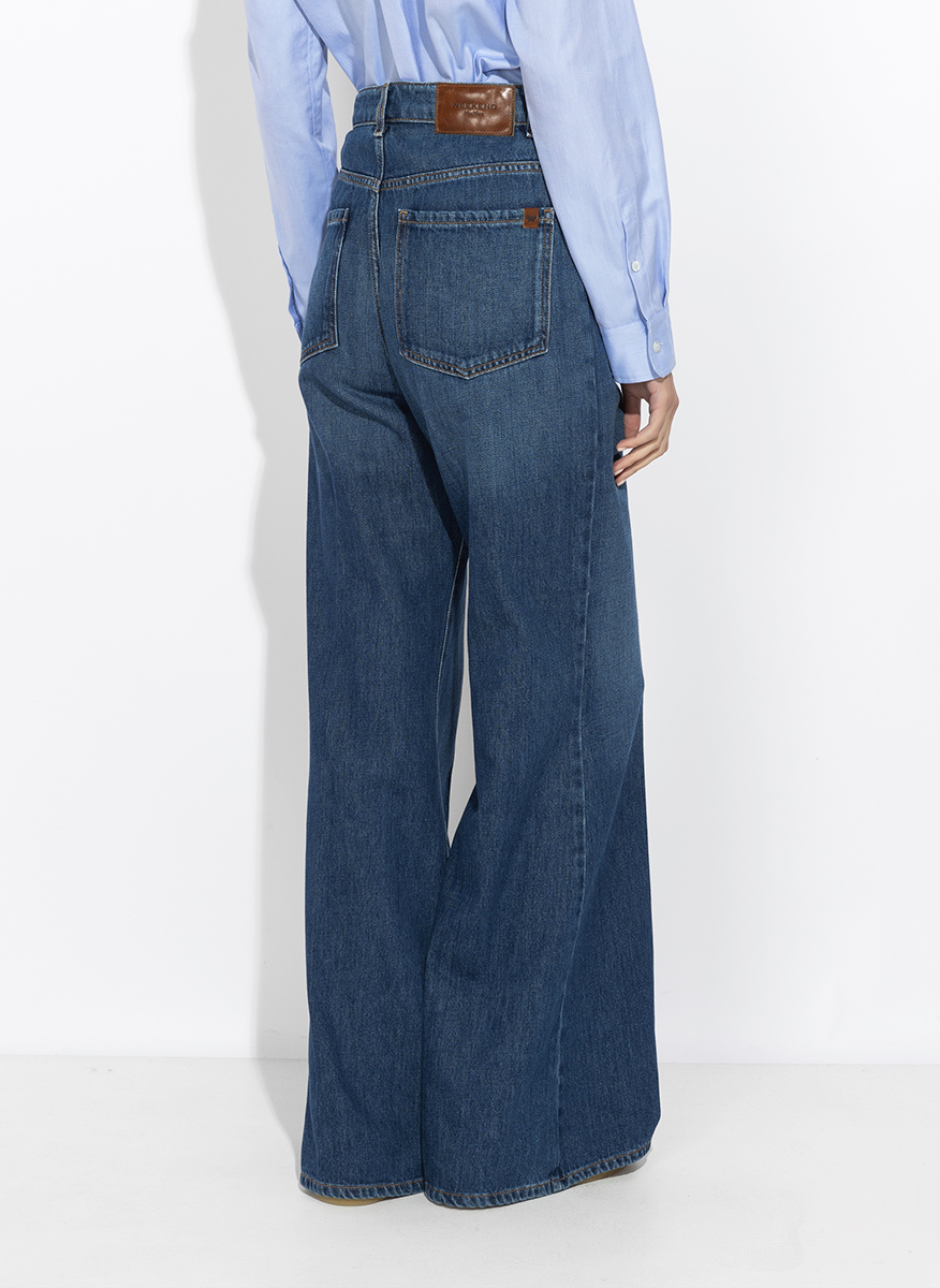 Деним 'Wide-leg' Weekend Max Mara Wkdsport
