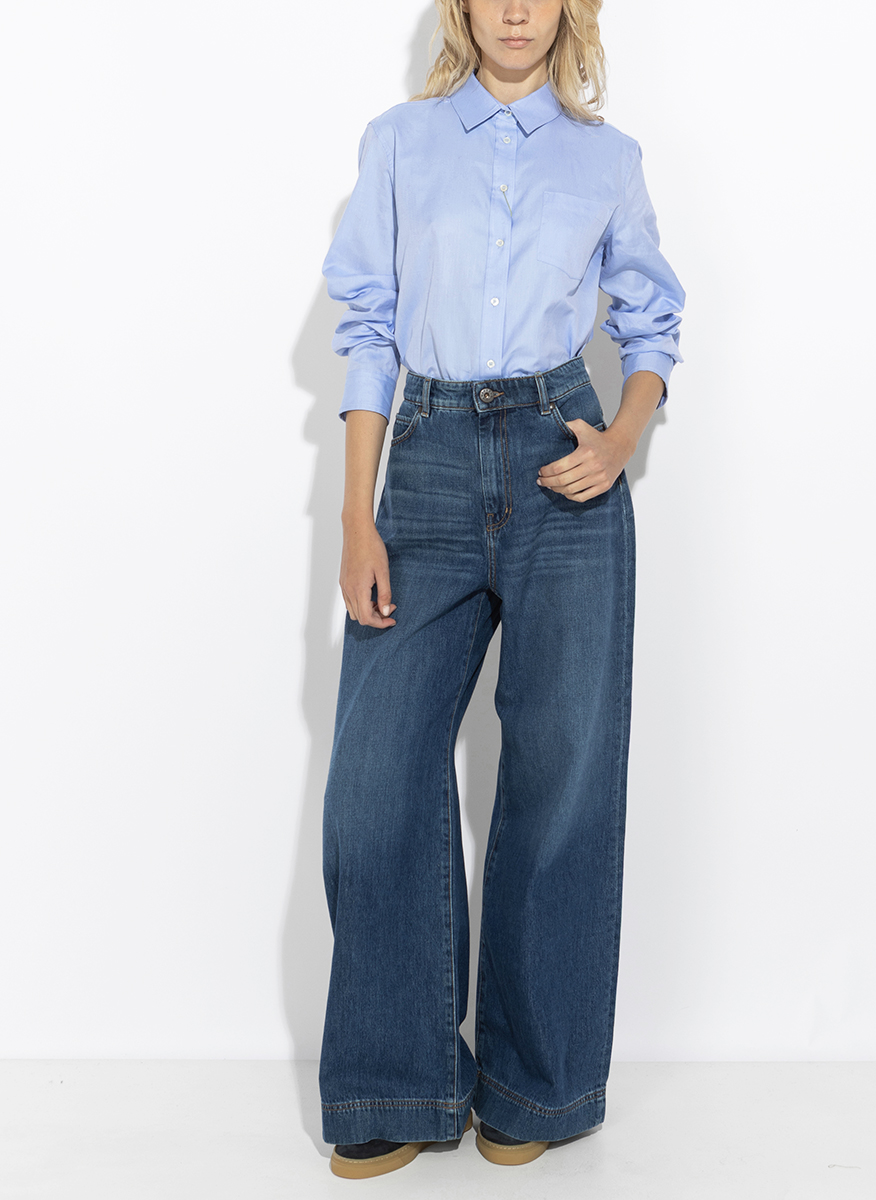 Деним 'Wide leg' Weekend Max Mara Wkdciro