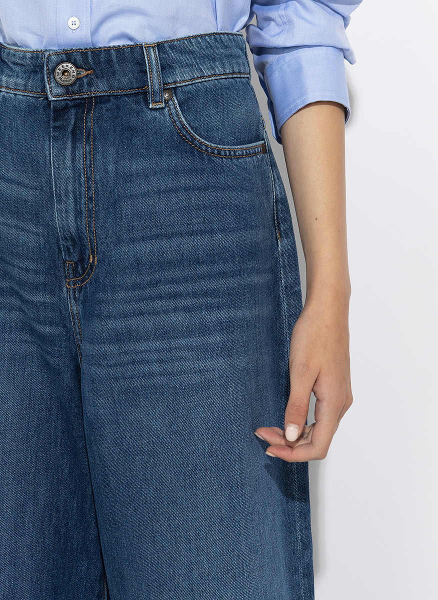 Деним 'Wide leg' Weekend Max Mara Wkdciro