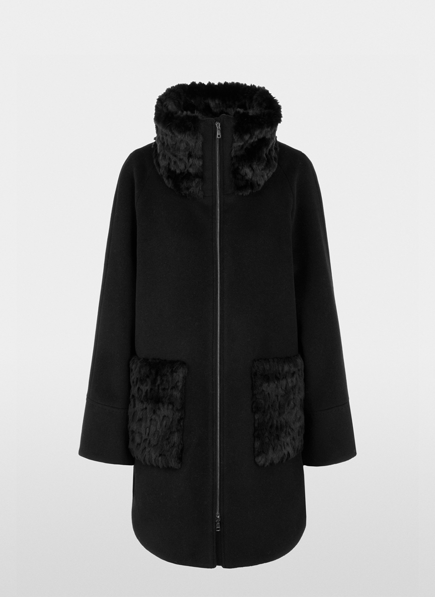 Marc Cain Additions alpaca blend coat
