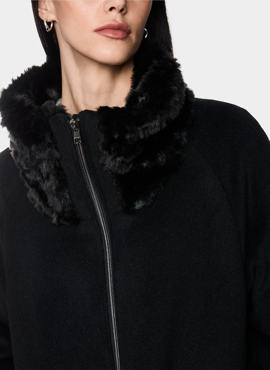 Marc Cain Additions alpaca blend coat