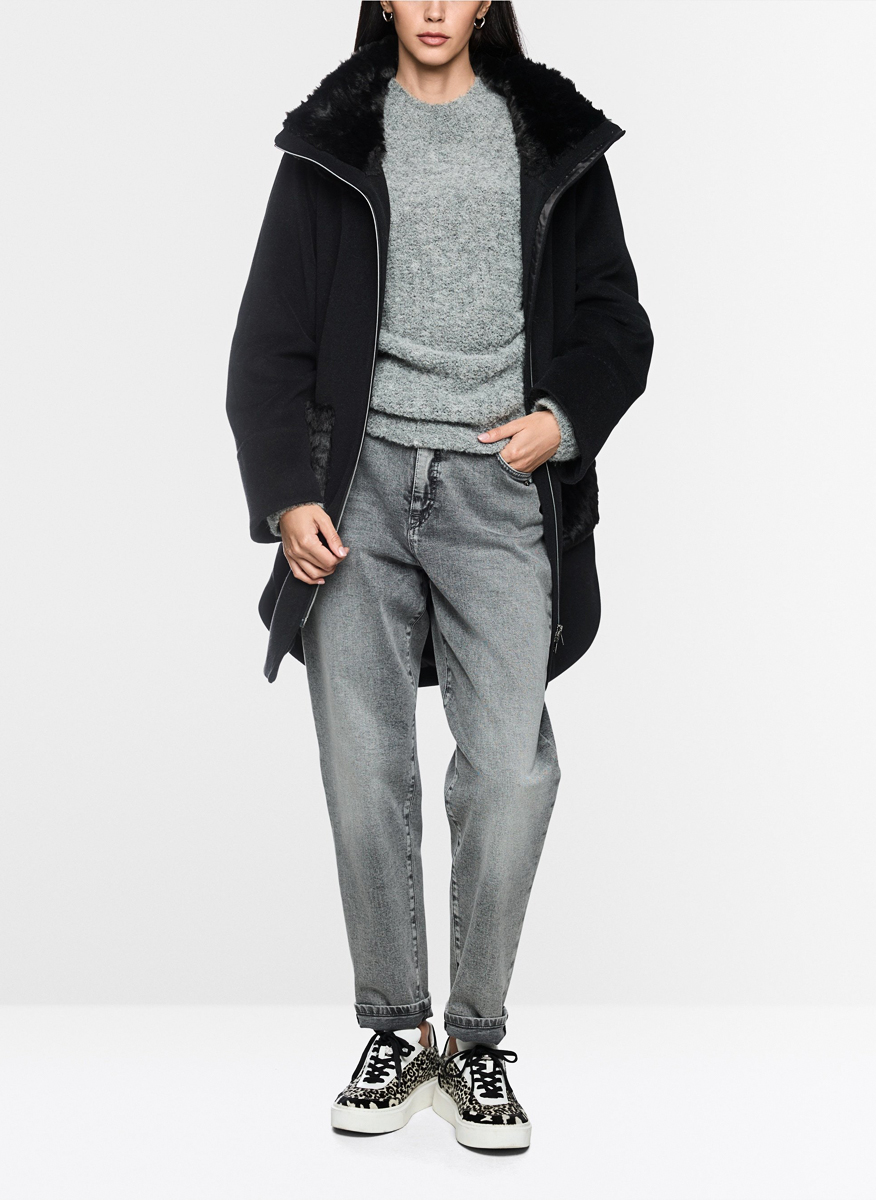 Marc Cain Additions alpaca blend coat