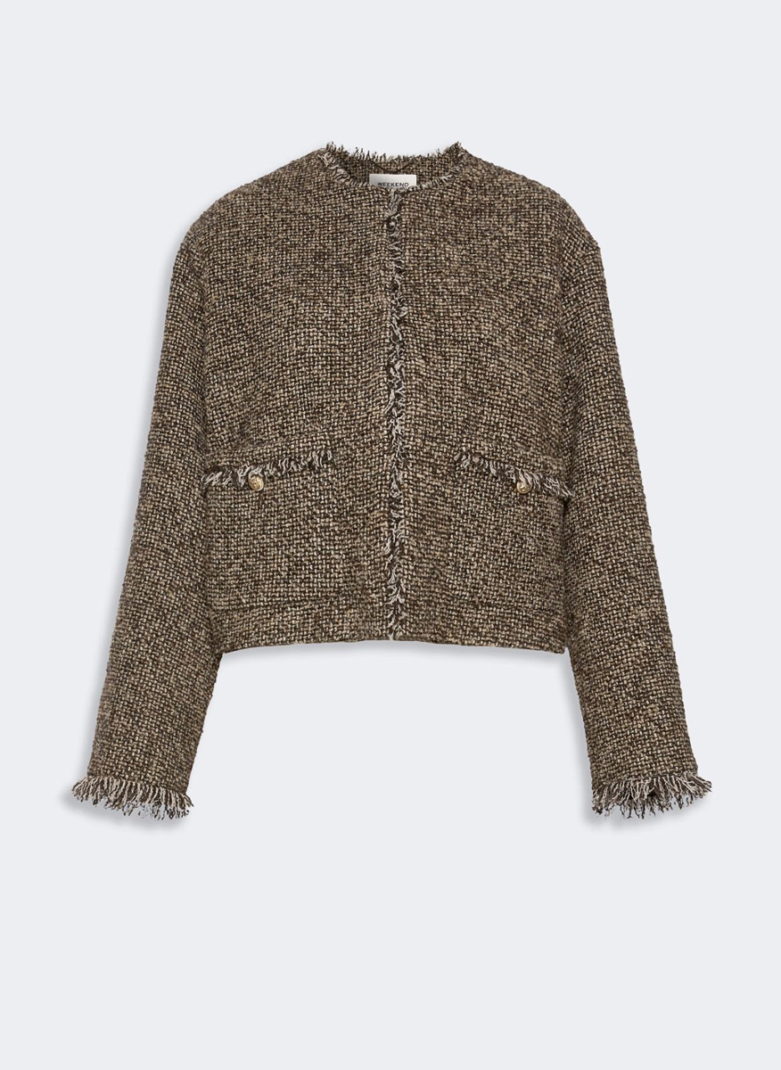 Сако от вълнен 'Tweed' Weekend Max Mara Wkdvento