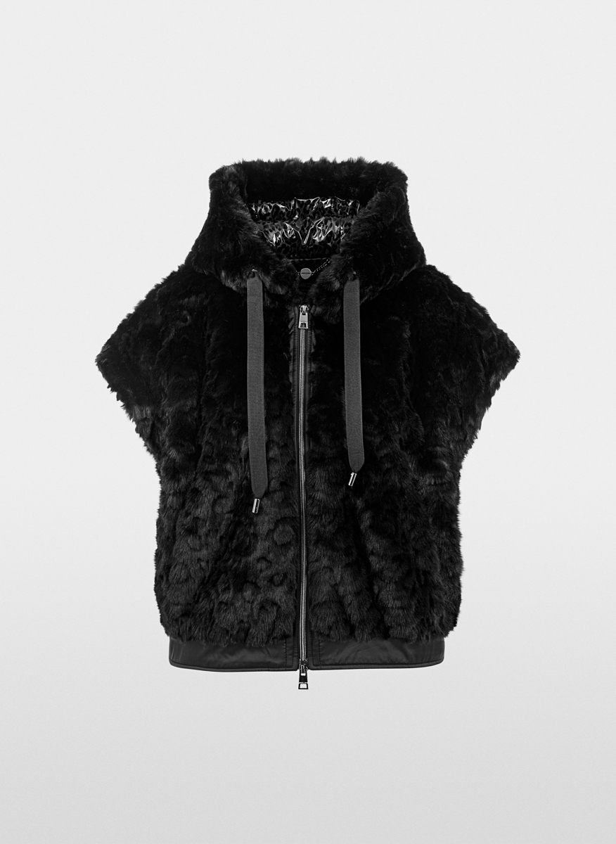 Елек с качулка 'Faux fur' Marc Cain Additions