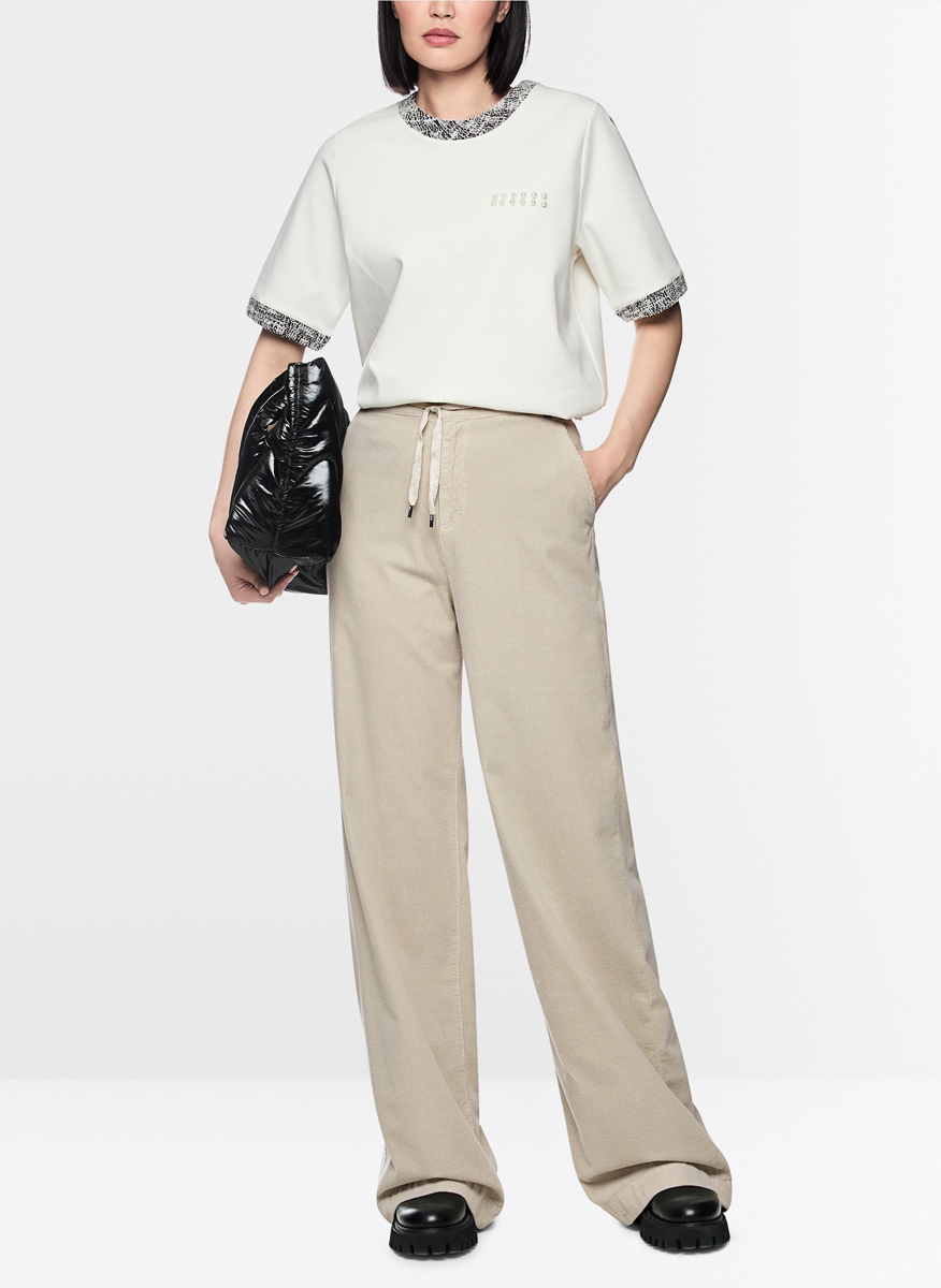 Marc Cain Pants 'Warri' trousers with cord