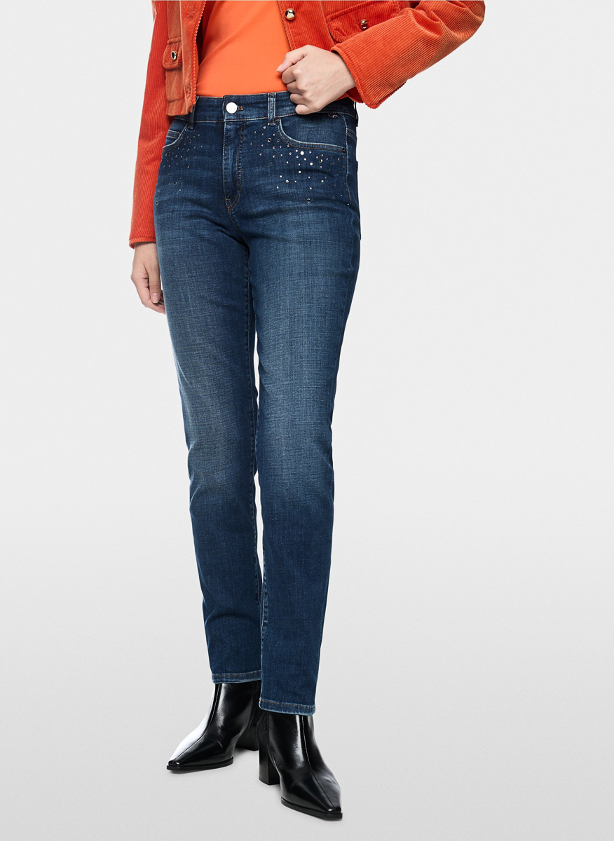 Деним с декоративни кристали 'Silea' Marc Cain Pants