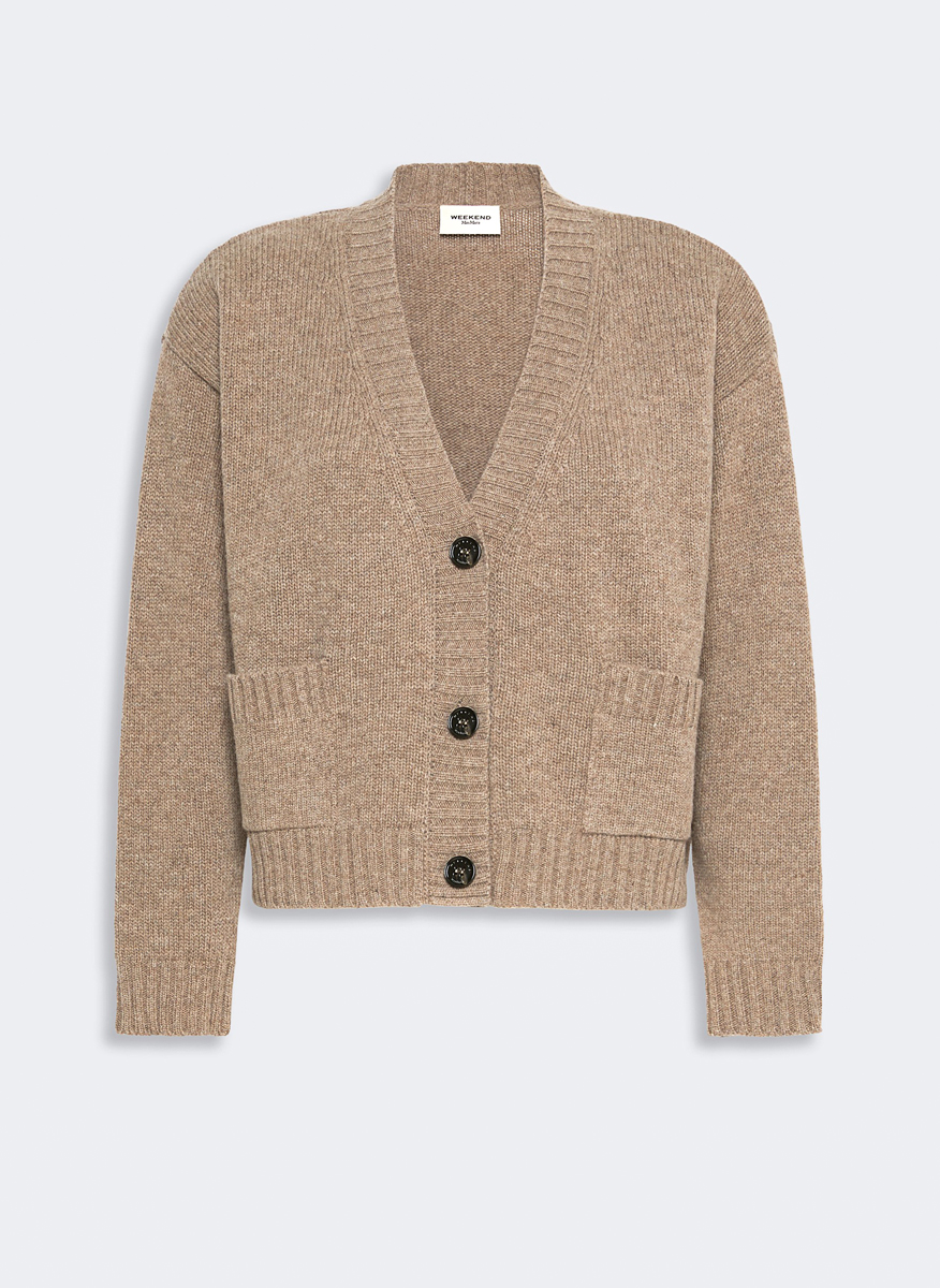 Жилетка от фина вълна Weekend Max Mara Wkdfilmato