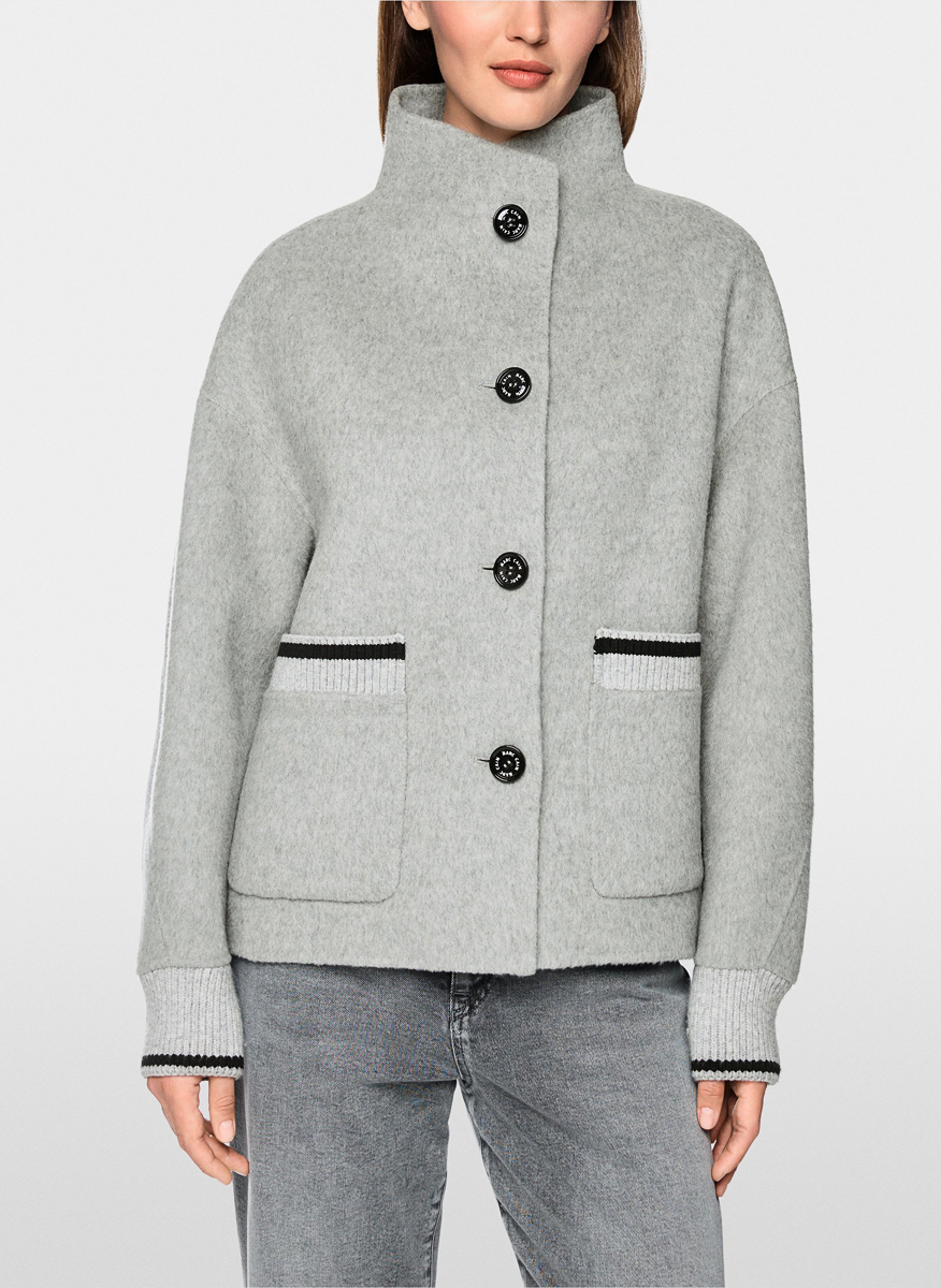Яке от вълна с контрастни детайли Marc Cain Sports