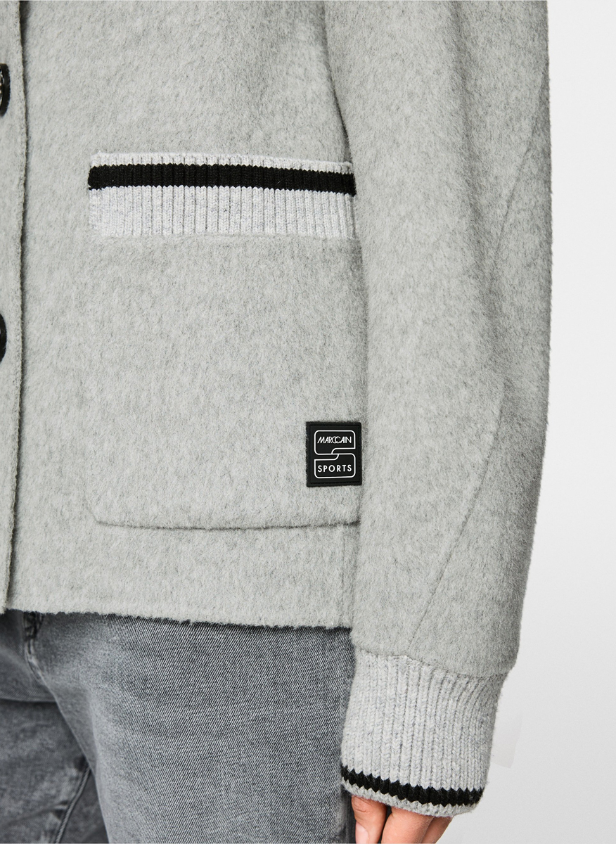 Яке от вълна с контрастни детайли Marc Cain Sports
