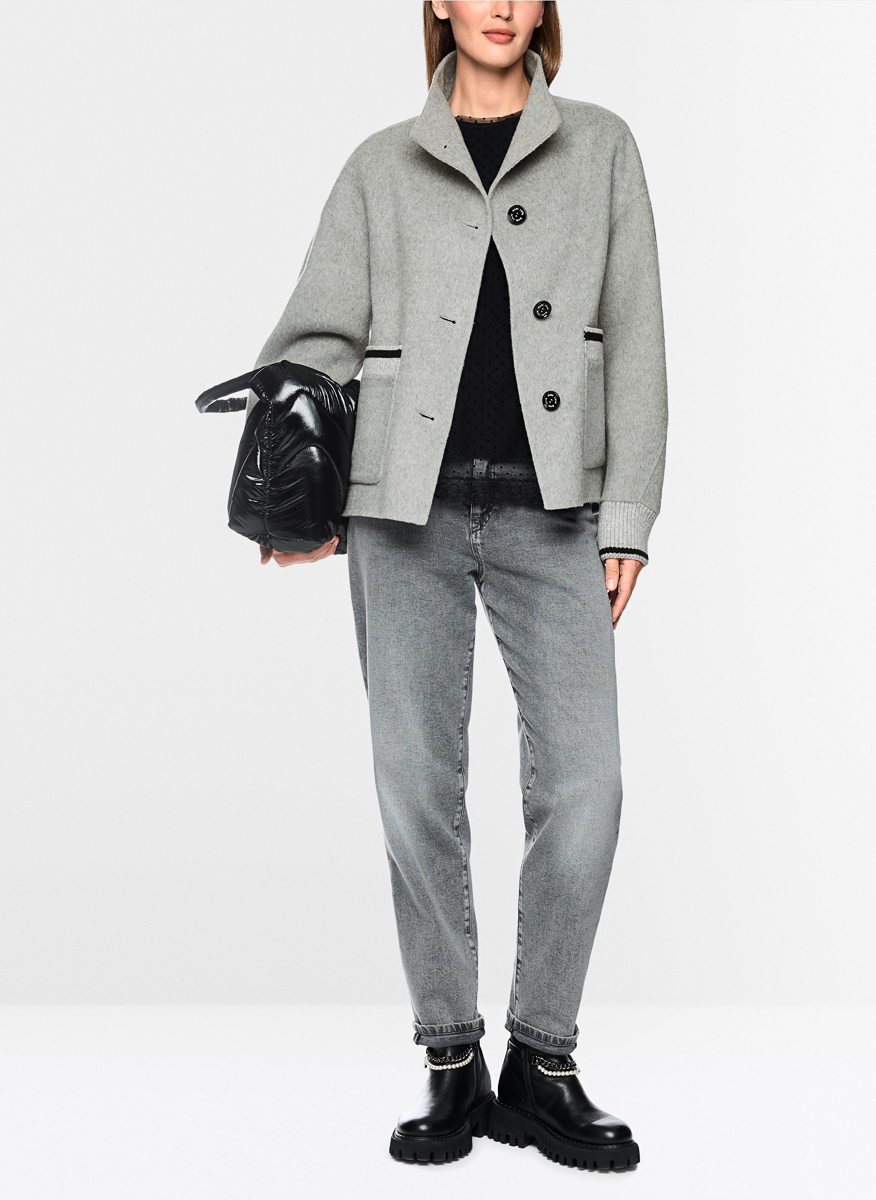 Яке от вълна с контрастни детайли Marc Cain Sports