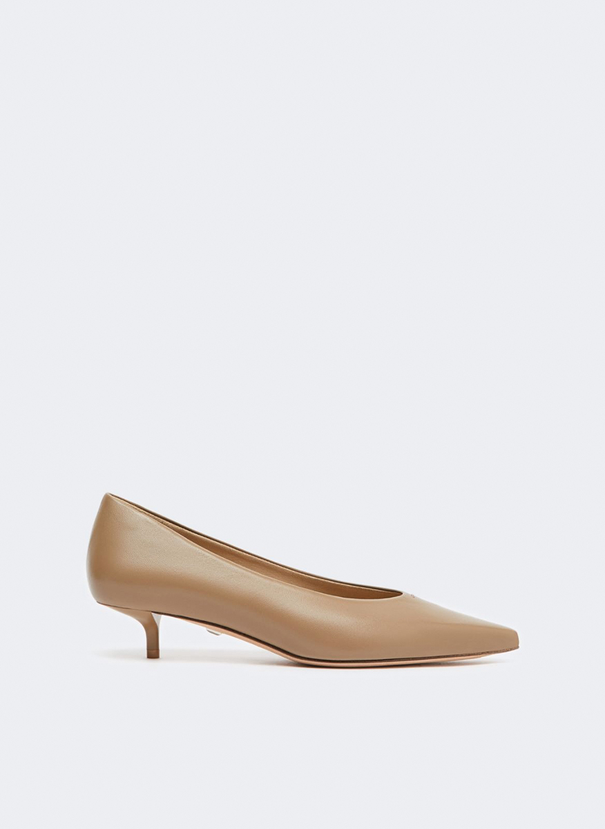 Кожени обувки на ток Max Mara Mxabeati