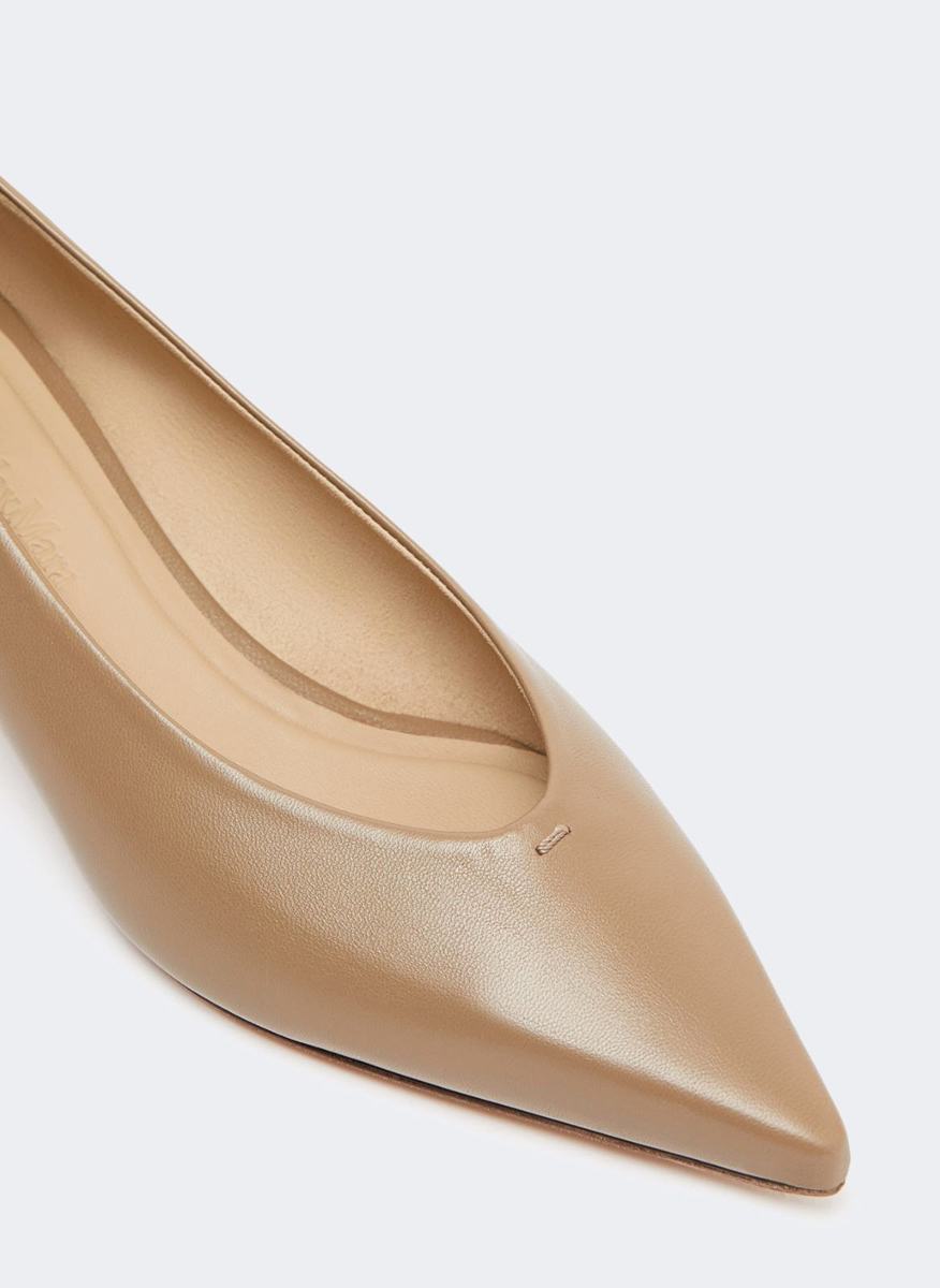 Кожени обувки на ток Max Mara Mxabeati