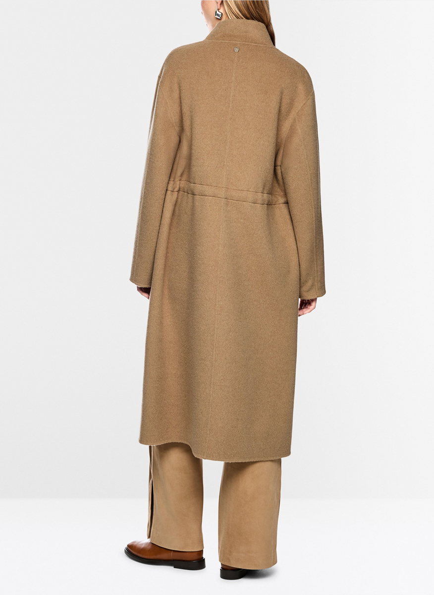 Палто от вълна и коприна с връзки Marc Cain Collections
