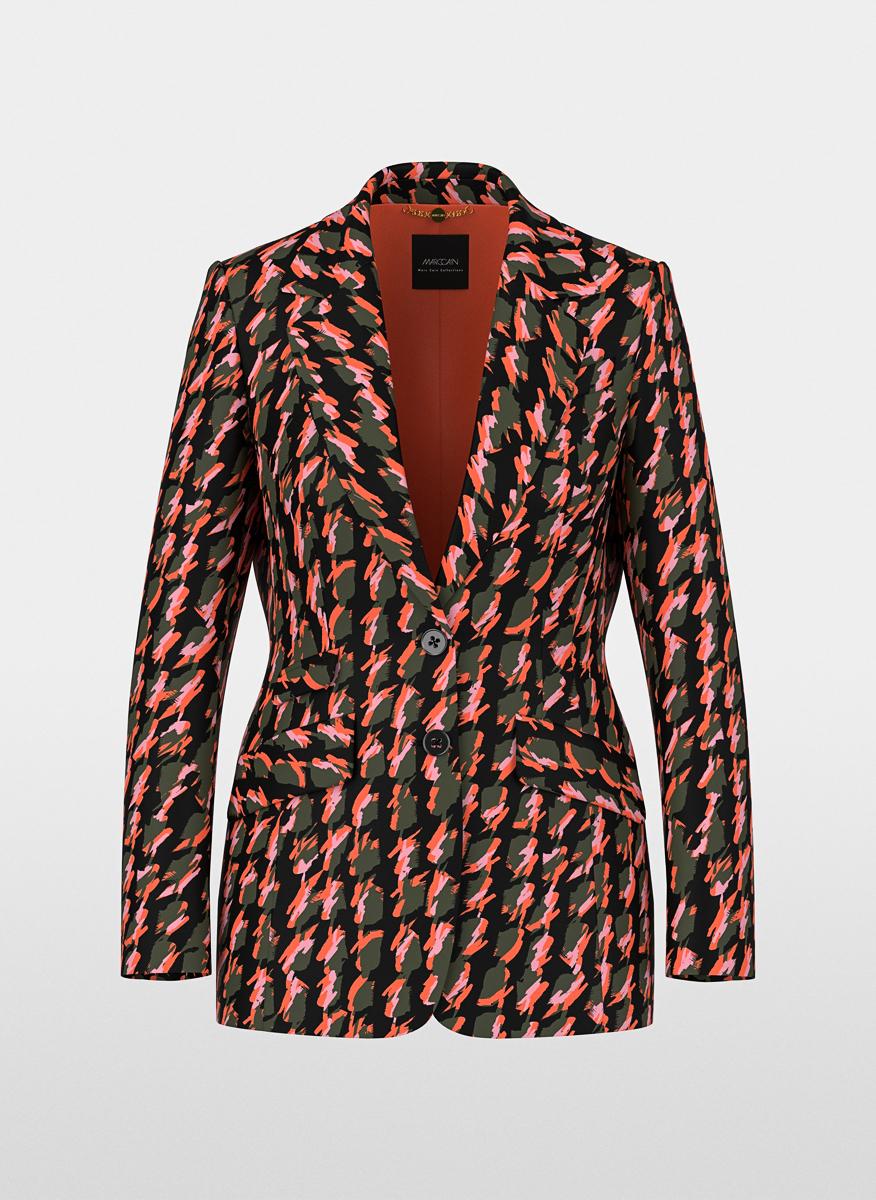 Сако с цялостен принт Marc Cain Collections