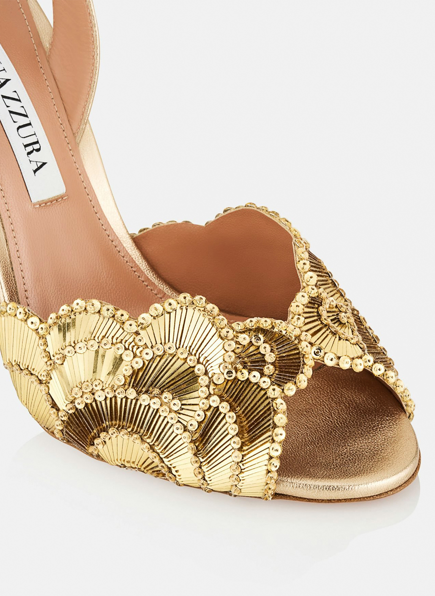 Сандали с пайети 'Ce Soir' Aquazzura