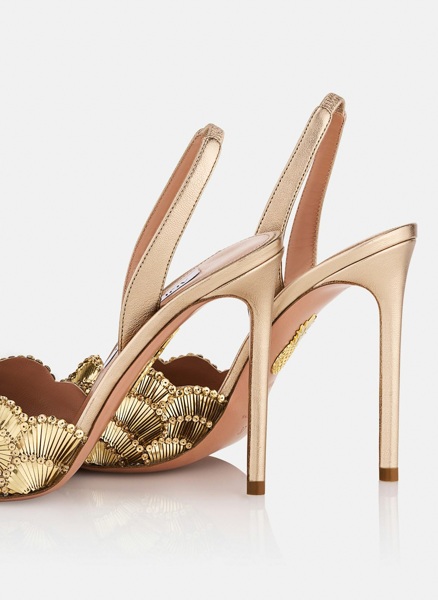 Сандали с пайети 'Ce Soir' Aquazzura