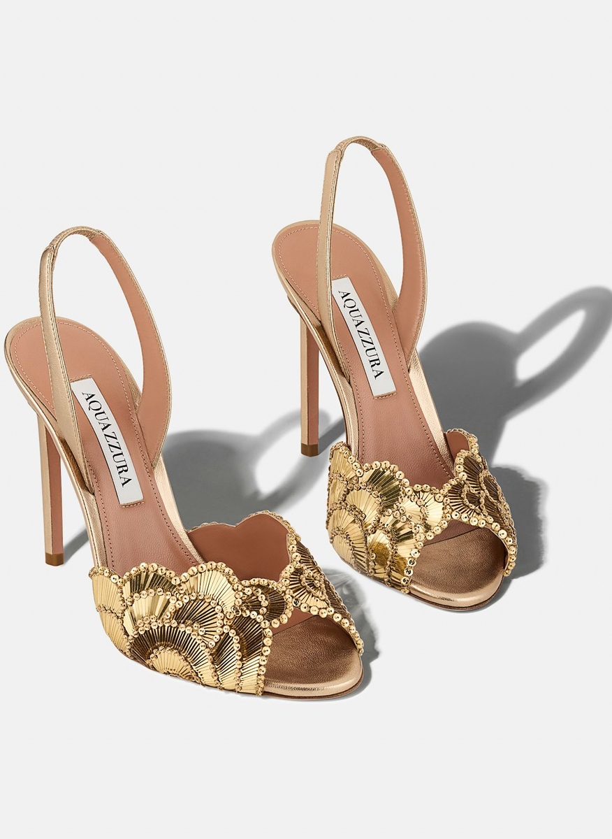 Сандали с пайети 'Ce Soir' Aquazzura