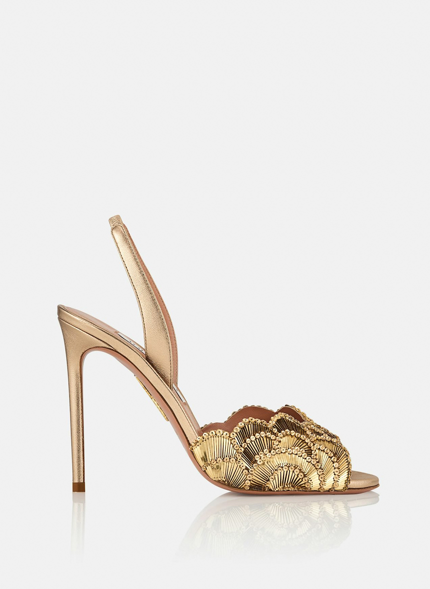 Сандали с пайети 'Ce Soir' Aquazzura