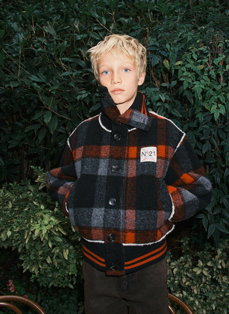 Бомбър яке с вълна Nº21 Kids
