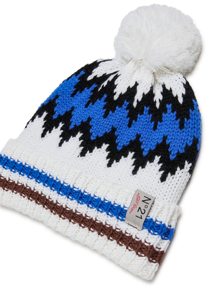 Nº21 Kids 'Beanie' hat with pompom