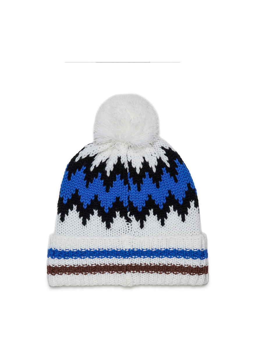 Nº21 Kids 'Beanie' hat with pompom