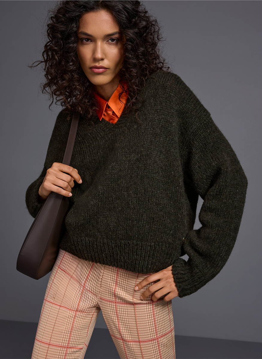 Пуловер с алпака Marc Cain Collections