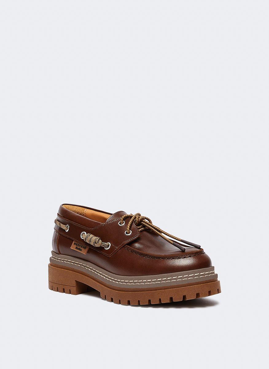 Weekend Max Mara Wkacarezza leather moccasins