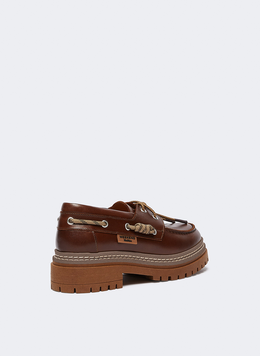 Weekend Max Mara Wkacarezza leather moccasins