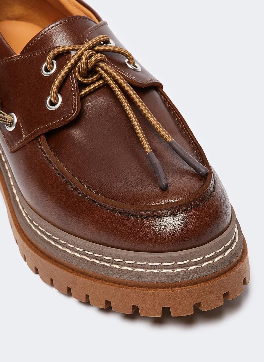 Weekend Max Mara Wkacarezza leather moccasins