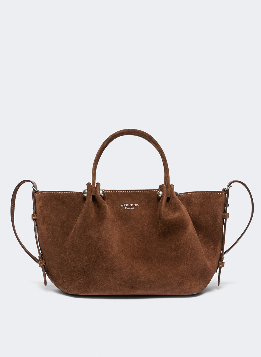 Велурена чанта Weekend Max Mara Wkario