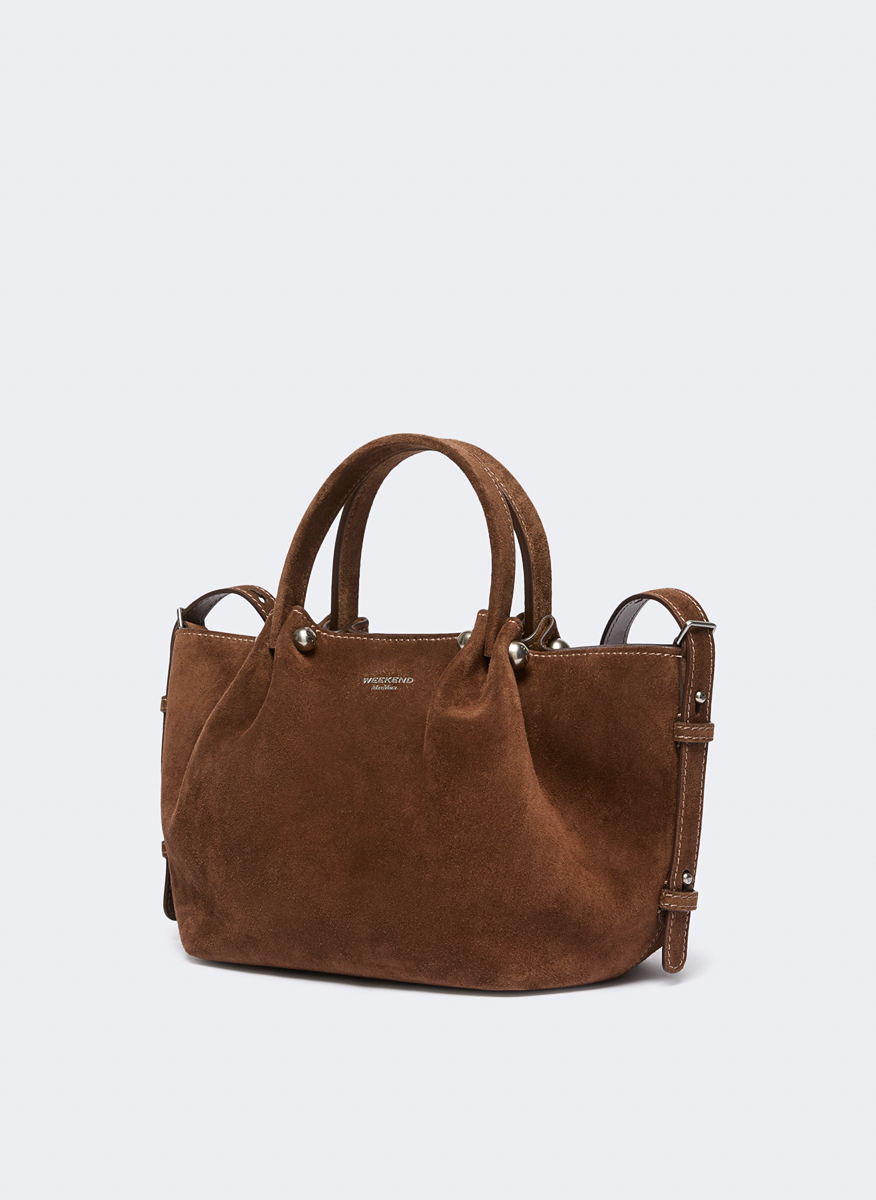 Велурена чанта Weekend Max Mara Wkario