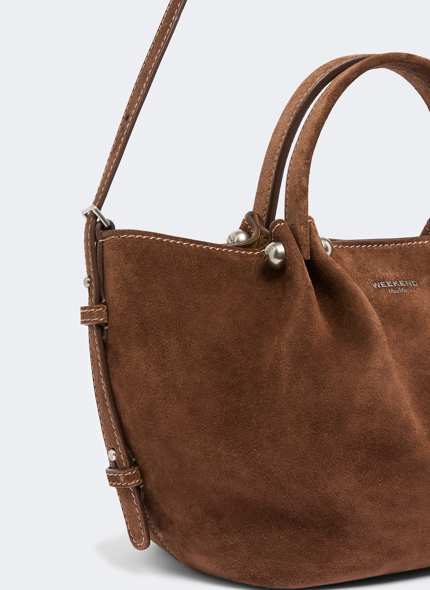 Велурена чанта Weekend Max Mara Wkario
