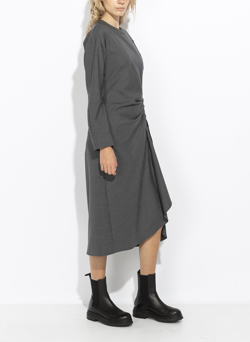 Миди рокля от фина вълна Weekend Max Mara Wkdcapanna