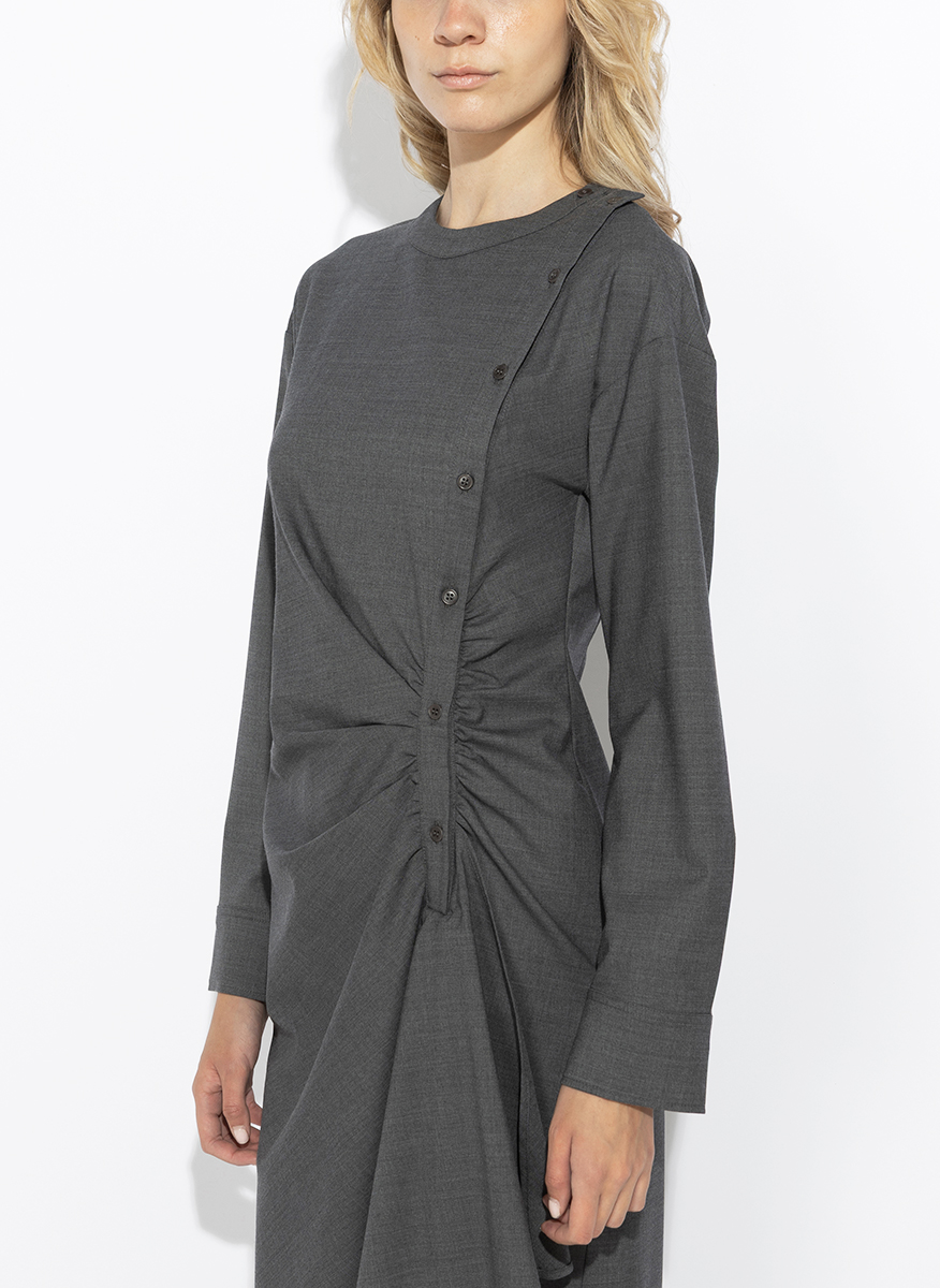 Миди рокля от фина вълна Weekend Max Mara Wkdcapanna