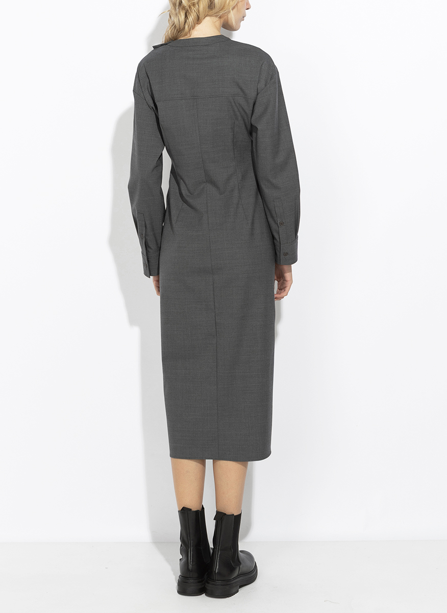 Миди рокля от фина вълна Weekend Max Mara Wkdcapanna