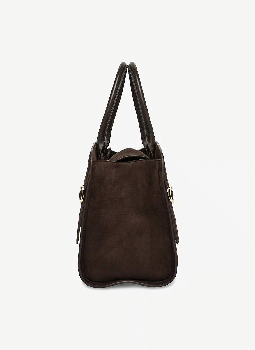 Santoni suede handbag L