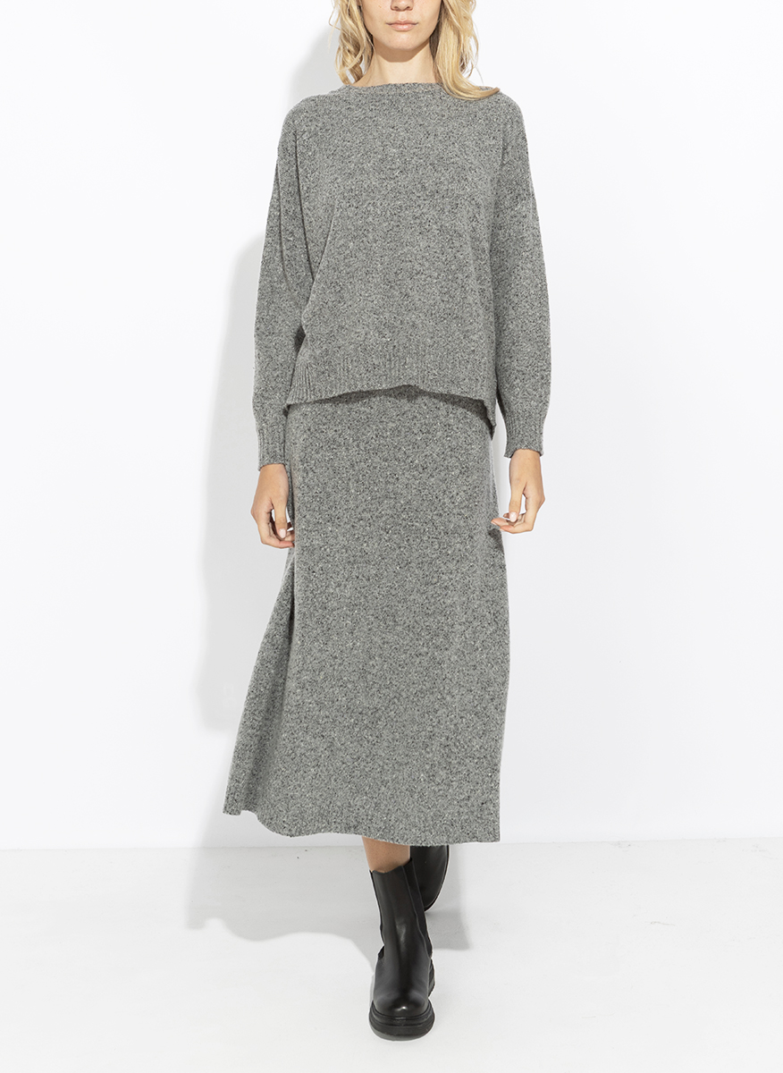 Пола от вълна и коприна Weekend Max Mara Wkdaloa