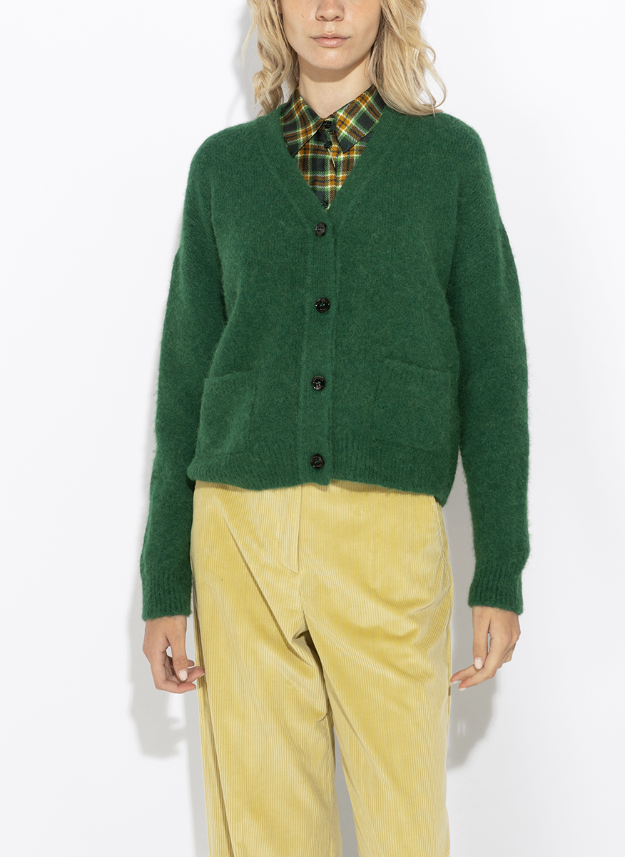 Жилетка с алпака и памук Weekend Max Mara Wkdgettata