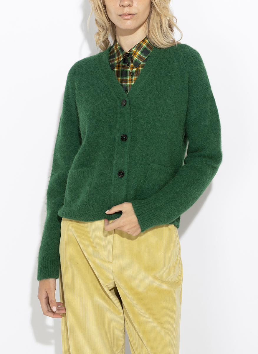 Жилетка с алпака и памук Weekend Max Mara Wkdgettata