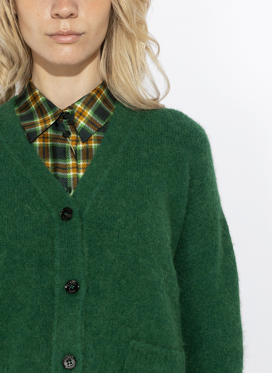 Жилетка с алпака и памук Weekend Max Mara Wkdgettata
