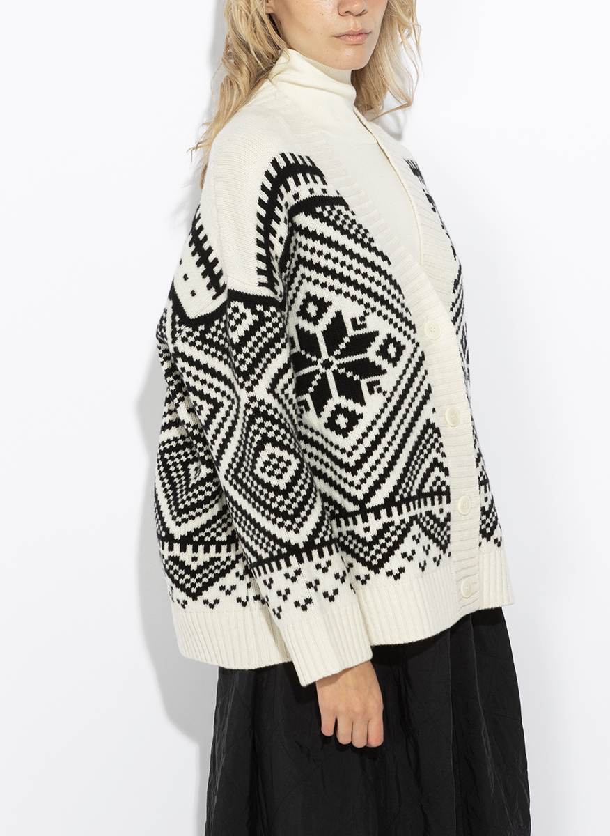 Жилетка от жакард с вълна Weekend Max Mara Wkdbelgio