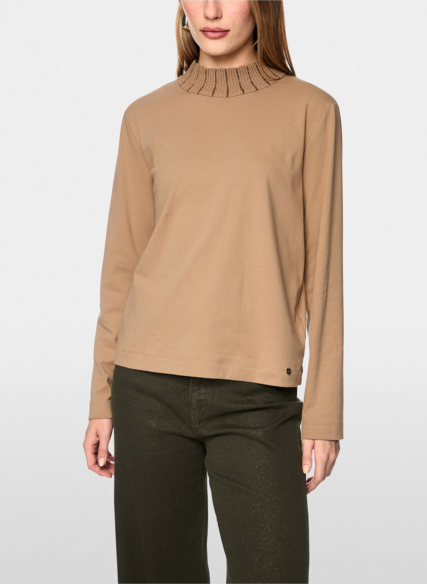 Marc Cain Collections blouse with pearl details