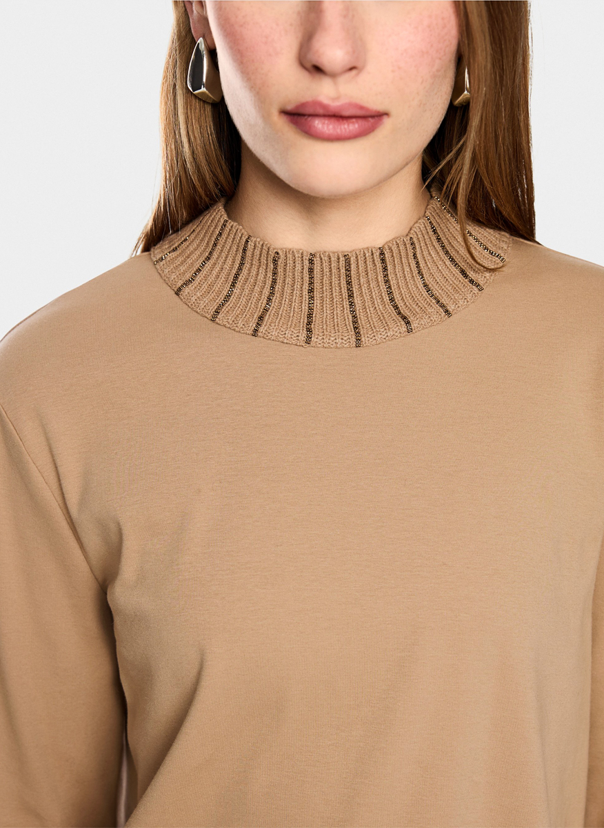 Marc Cain Collections blouse with pearl details