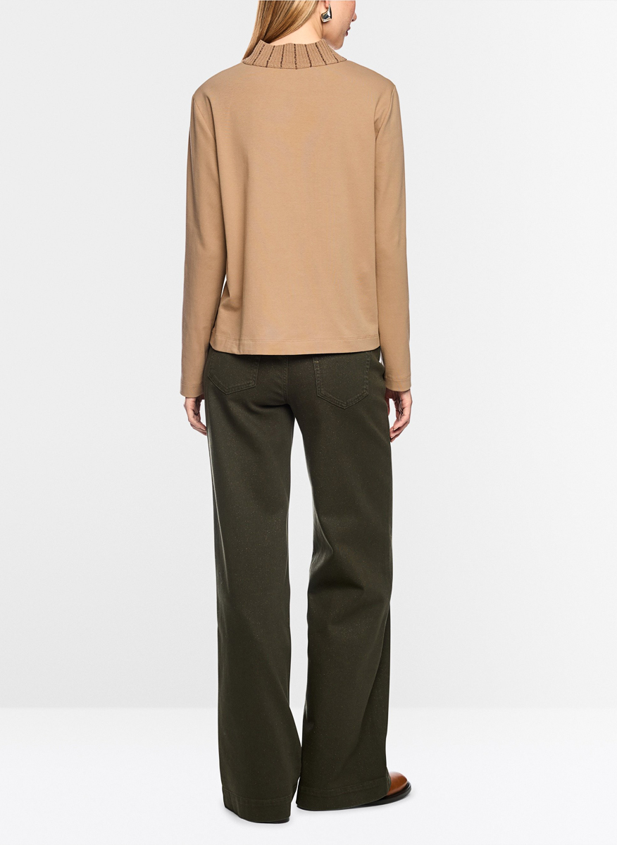 Marc Cain Collections blouse with pearl details