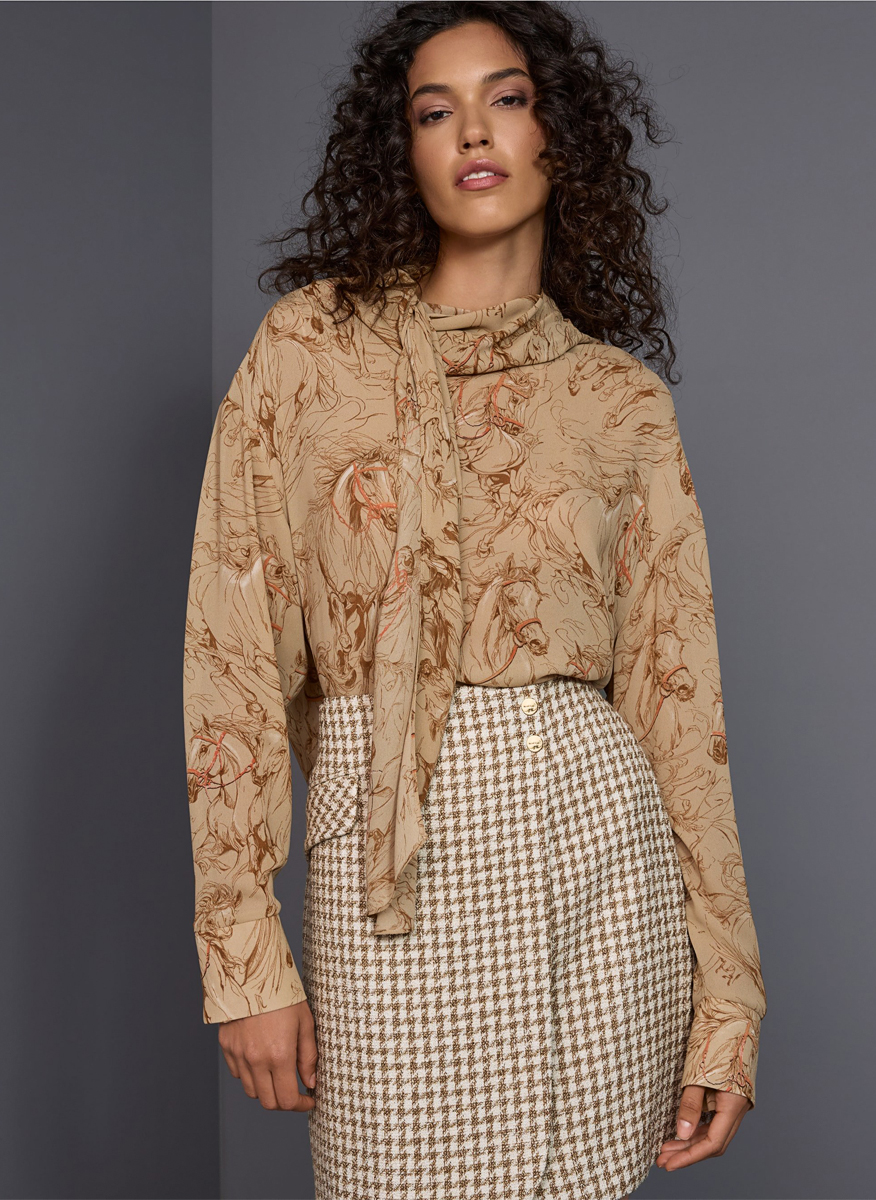 Блуза с панделка Marc Cain Collections