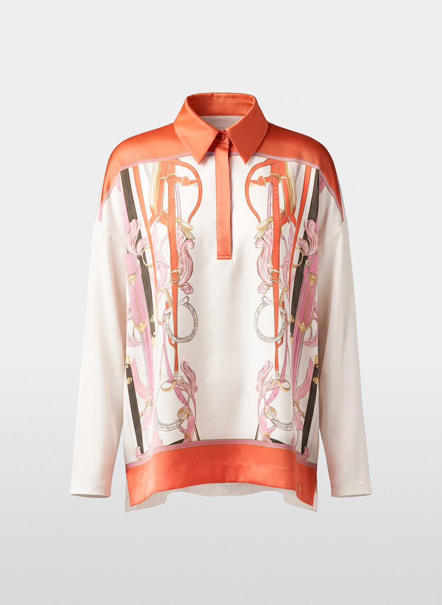 Блуза с принт 'Equestrian' Marc Cain Collections