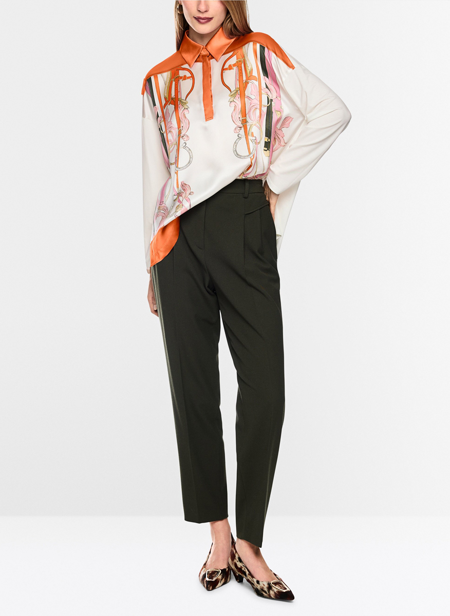 Блуза с принт 'Equestrian' Marc Cain Collections