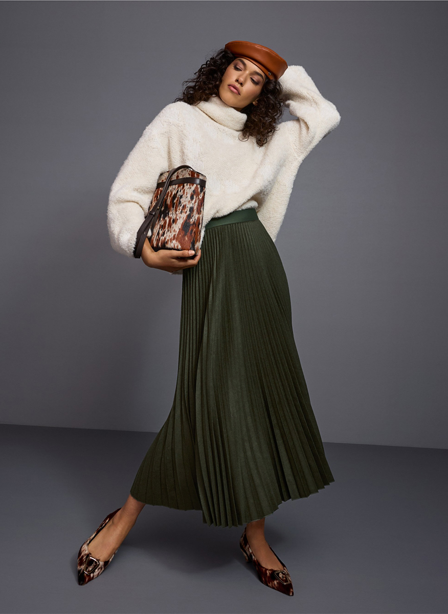 Плисирана пола с вълна Marc Cain Collections